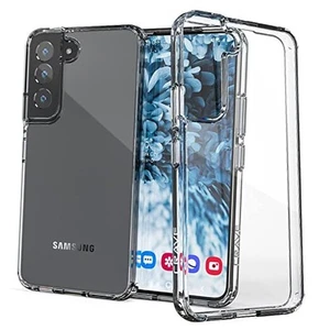  Clear Guard for Galaxy S22 Case, Shockproof Case for Samsung Galaxy S22 (6.1  - Picture 1 of 7