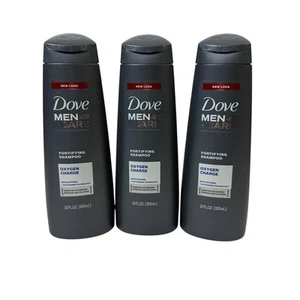 (3) Dove MEN + CARE Oxygen Charge Fortifying Shampoo w/ Caffeine 12 FL OZ 355 mL - Picture 1 of 4