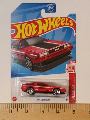 Hot Wheels Target 2023 exclusivo edición roja #10/12 DMC DELOREAN coll. #101/250 Foto 1 de 3