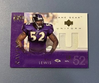 2001 Upper Deck Game Gear Ray Lewis Uniforms Jersey #RL-U Ravens - Image 1 of 4