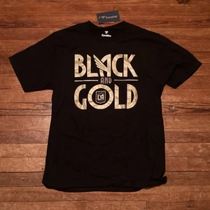 LAFC Los Angeles Football Club Black And Gold T-Shirt Men’s Medium Soccer MLS - Picture 1 of 5
