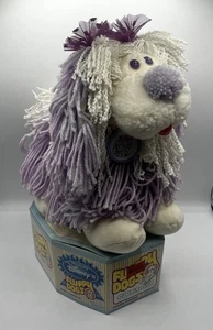 Vintage Kenner Disney Cuddle Flup Fluppy Dogs 12" Purple 1986 NRFB HTF - Picture 1 of 6