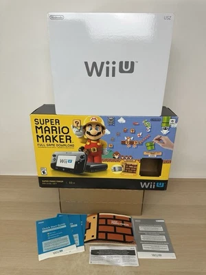 Juego Nintendo Wii U Super Mario Maker Deluxe - Caja, ¡solo insertos! - SIN CONSOLA Foto 1 de 4