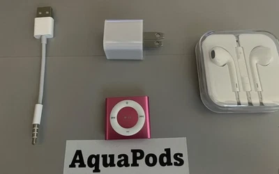 MINT CONDITION-Apple iPod Shuffle 2GB 4TH Gen ROSE PINK-NEW BATTERY INSTALLED - Image 1 of 2