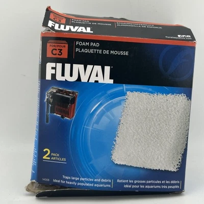 Paquete de 2 almohadillas de espuma de polietileno Fluval C3 Foto 1 de 2