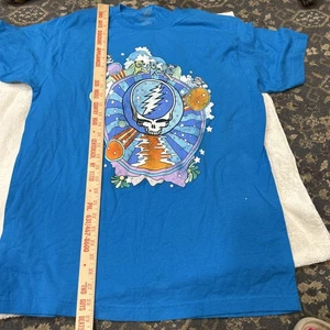 Grateful Dead Tshirt XL Blue SS Dancing Bears Steal Your Face Jerry Garcia SF - Picture 1 of 2