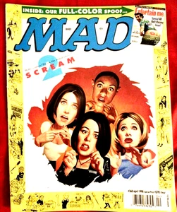 MAD MAGAZINE #368 Scream 2 Cover, Latrell Sprewell, Entertain Me Insert   BAGGED - Picture 1 of 5