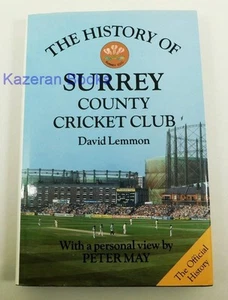 The History Of Surrey Cricket Club 1989 First Edition Vintage Book Lemmon D - Picture 1 of 20