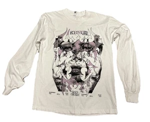 Z Polyphia Tour T Shirt Long Sleeve Ego Death Remember You Will That Die White S - Picture 1 of 3