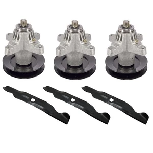 50" Deck Spindle & Blade Kit Fits Cub Cadet 618-04126 618-04126A 918-04125 - Picture 1 of 5