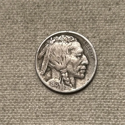 1913-D TYPE 2 BUFFALO NICKEL VF KEY DATE TL - Image 1 of 2