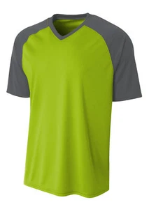 A4 Youth 4oz Micro Poly Interlock Short Sleeves Strike Jersey NB3373 XXS-XL - Picture 1 of 18