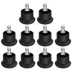 10 Pcs Chair Fixed Foot Pad Rolling Feet Bell Glides for Carpeted Floors