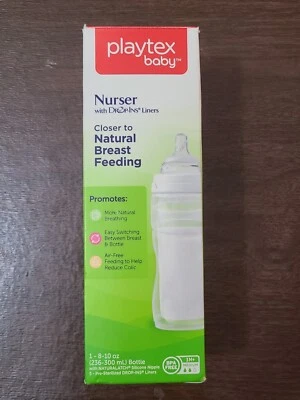 Playtex Baby Nurser with Drop-Ins Liners Closer to Natural Breast Feeding 8-10oz - Image 1 of 4