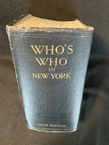 Babe Ruth New York Book Of Who's Who 1929 9th Edition By Winfield Scott Downs - Bild 1 von 17