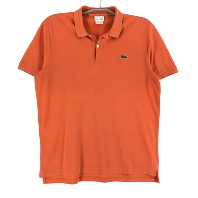 Camiseta Polo Naranja Regular LACOSTE Para Hombre Talla 5 - L - Imagen 1 de 4