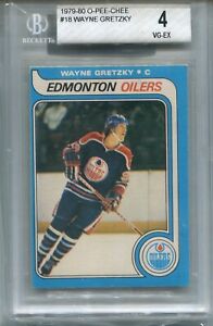 1979 OPC Hockey #18 Wayne Gretzky Rookie Card RC Graded BVG 4 O-Pee-Chee '79