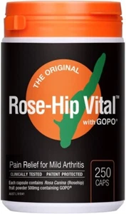 Rose-Hip Vital Natural Arthritis Pain Relief Capsules, 250 Count - Picture 1 of 1