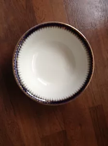 Signed Meakin Bleu De Roi Royal Magesty 18K solid gold china serving bowl - Picture 1 of 6