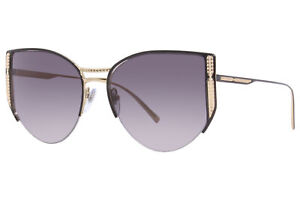 Bvlgari 6170 2023/8G Sunglasses Women's Pink Gold-Black/Grey Gradient Lens 55mm