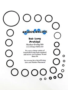 Bob Long Protege Marcador Paintball Paintball Oring Kit x 2 reconstrucciones/kits - Imagen 1 de 1