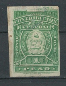 MEXICO LATIN AMERICA SELECTION CLASSIC USED OFFICIAL FISCAL STAMPS LOT (LA 844) - Picture 1 of 1