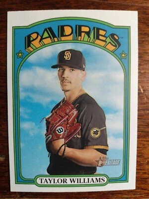 2021 Topps Heritage 369 Taylor Williams - Image 1 of 2