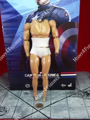 Hot Toys MMS240 Captain America Golden Age 1/6 Action Figure's nude body only  - Image 1 of 4