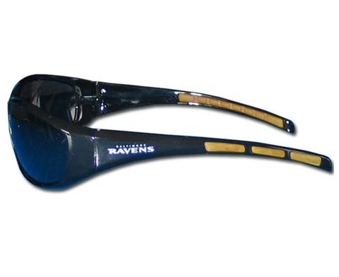 Baltimore Ravens Wrap Around Sunglasses Cover