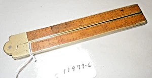 STANLEY RULE NO. 62 Boxwood 24" Folding Woodworkers Brass Bound Rule, USA - Picture 1 of 7