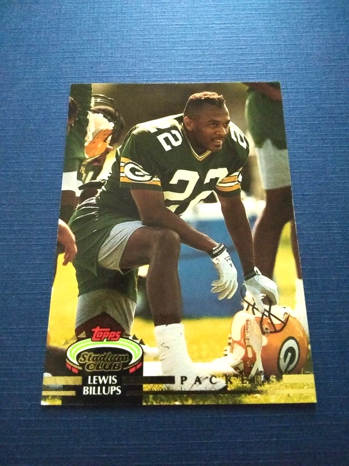 1992 Stadium Club Football High Number Lewis Billups SP #629 Set Break NM - Image 1 of 2