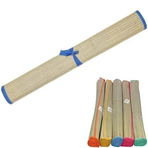 1x Strohmatte Strand Bastmatte Liegematte Picknickdecke Strandmatte Rollmatte - Bild 1 von 4