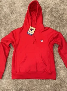 NWT Champion Women's Hoodie Size XS X-Small Reverse Weave Red Scarlet Brand NEW - Picture 1 of 4