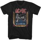 Acdc We Salute You Cannon Photo Men's T Shirt Official Heavy Metal Music Merch