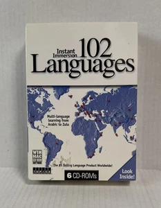 Topics Entertainment Instant Immersion 102 Languages (CD) for PC, Mac NEW - Picture 1 of 6