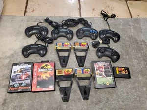 Sega Genesis Lote 6 Mandos 4 Juegos 4 Game Genie OEM SIN PROBAR - Imagen 1 de 20