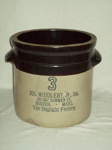 Primitiver #3 Steinzeug Topf ~ frühe zweifarbige antike Keramik ~ zeigt sich gut! - Bild 1 von 13