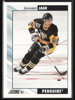 1992-93 Score Jaromir Jagr Pittsburgh Penguins #113 - Image 1 of 2