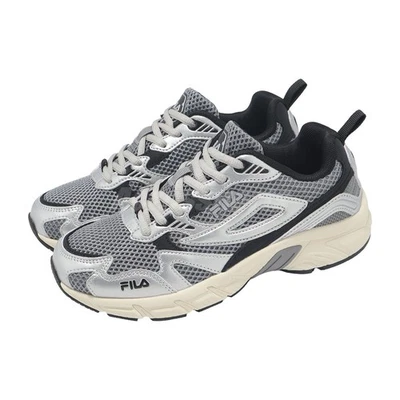 Fila Glisten Silver Grey Women Road Running Jogging Sports Shoes Sneakers - Immagine 1 di 4