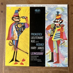PROKOFIEV: LIEUTENANT KIJE SUITE  Philharmonia, Leinsdorf CAPITOL SP 8508 - Picture 1 of 4