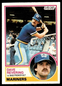 1983 O-Pee-Chee Dave Revering Seattle Mariners #291 - Picture 1 of 2