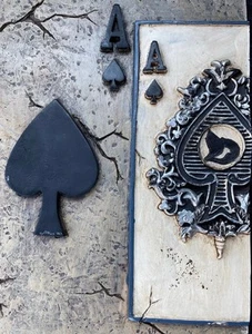 2004 Orion’s Ceramic Wall Art Poker Playing-Ace of Spade Card Man Cave - Picture 1 of 4