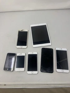 Lot of  7 Apple Devices for parts only 3GS Ipad - Picture 1 of 20