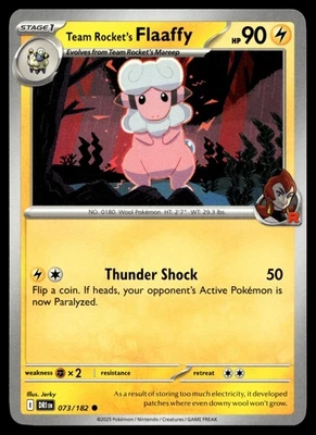 Team Rocket's Flaaffy 073/182 SV10: Destined Rivals - Image 1 of 2