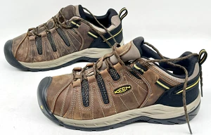 Keen Utility Flint II Stee Toe  Work Shoes In Brown Leather Size 10.5EE - Picture 1 of 7