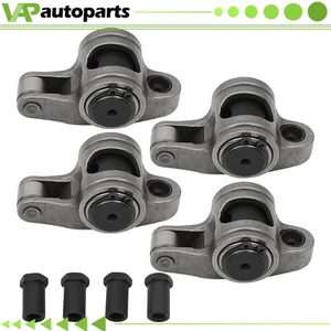 For Small Block Chevy SBC 350 Stainless Steel Roller Rocker Arms 1.6 Ratio 3/8'' - Picture 1 of 24