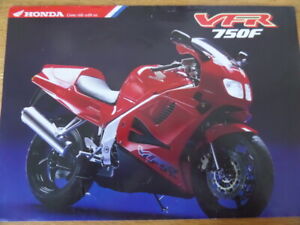 Honda VFR750F Motorcycle Sales Brochure 1993
