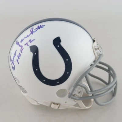 Gino Marchetti Signed Colts Mini-Helmet Inscribed HOF 72 (PSA COA) - A - Image 1 of 3