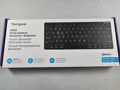 Targus KB55 Multi-platform Bluetooth Keyboard black - Image 1 of 4
