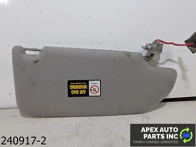 OEM 2001-2007 Volvo V70 2.4L Tan/Beige Cloth Right Passenger Sun Visor Foto 1 de 4